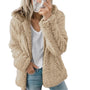Damen Teddy-Fleece-Mantel – Liora