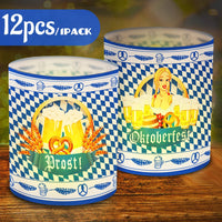 Tisch-Laternen Set im Oktoberfest-Design (12 Stück, 1+1 gratis) – LampenFreude Oktoberfest 2026