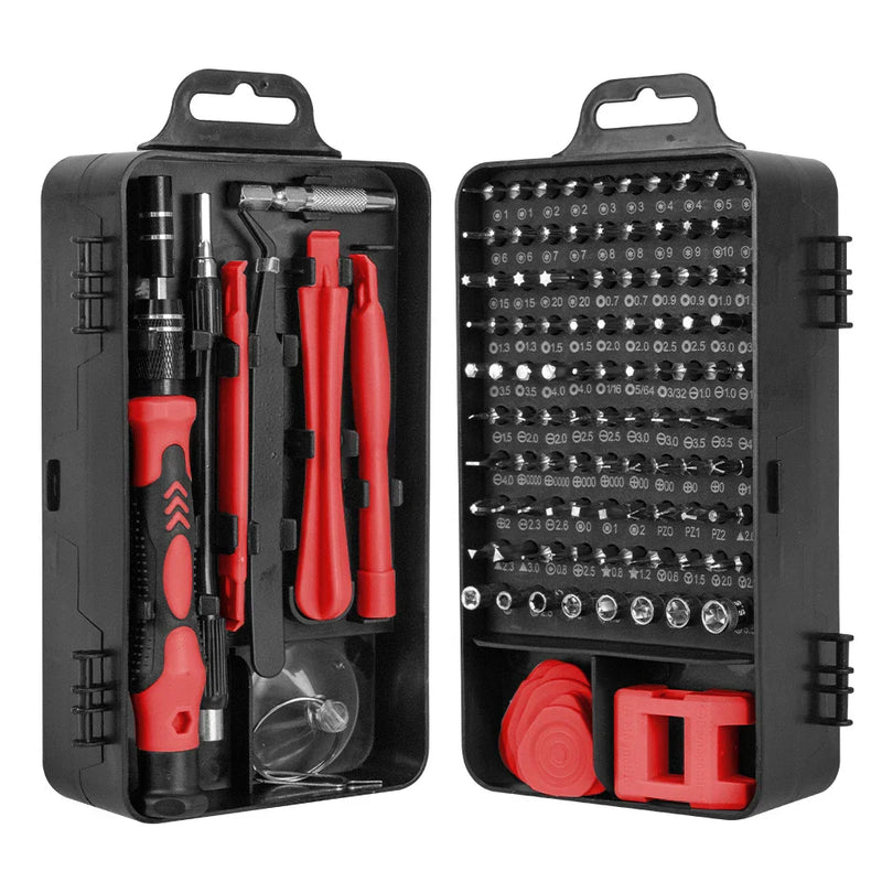 115-in-1 Präzisionsschraubendrehersatz mit magnetischen Reparaturwerkzeugen – ProFix