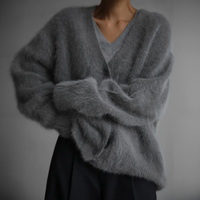 Damen Kaschmir-Strickjacke – Noelia Herbstzauber