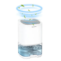 1000ml Tragbarer 2-in-1 Luftentfeuchter mit Luftfilter und Nachtlicht – Aveline