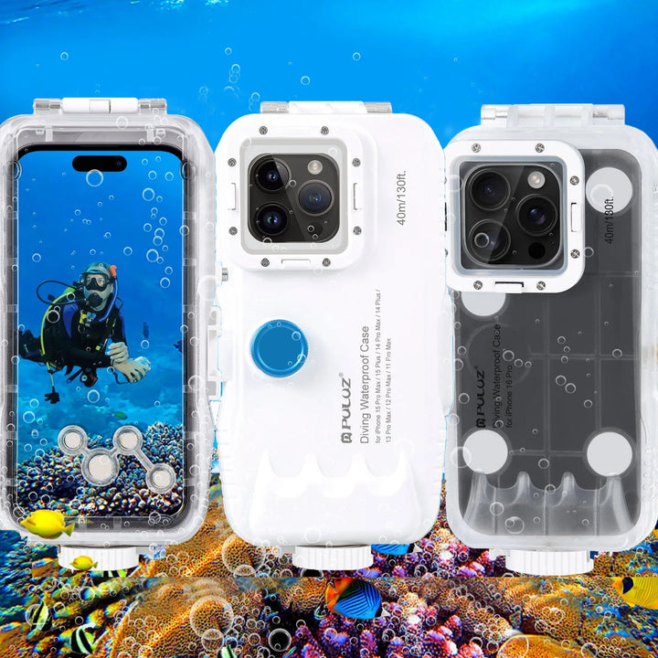 Wasserdichte Tauchhülle für iPhone mit 40 m Tiefe Schutz & Touch-Steuerung – AquaShield