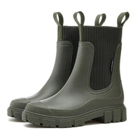 Damen Regenstiefel gefüttert wasserdicht mit Antirutschsohle – Nalena