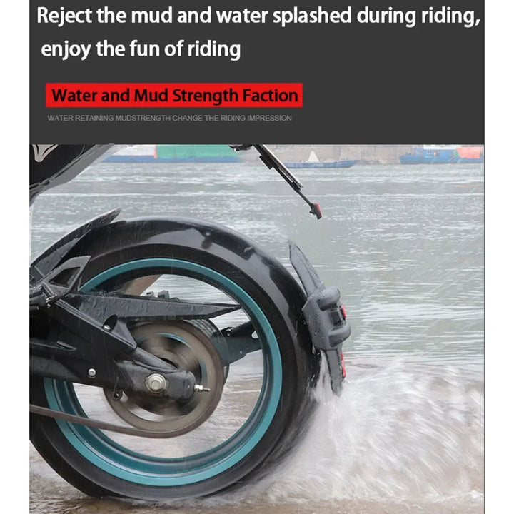 Universeller Motorrad-Hinterradschutz mit Reflektor – RoadGuard