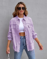 Boho Damen Jeansjacke mit Ibiza-Flair & Slim Fit für Frühling/Sommer – Yara