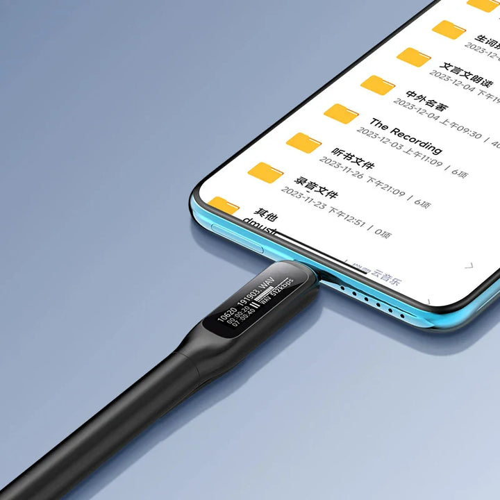 Digitaler Sprachrekorder-Stift mit OLED-Display & MP3-Wiedergabe – NotePro L65
