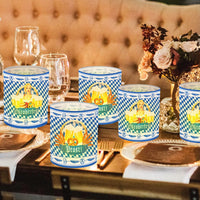 Tisch-Laternen Set im Oktoberfest-Design (12 Stück, 1+1 gratis) – LampenFreude Oktoberfest 2026