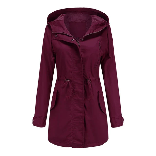 Stilvolle Damen Kapuzenjacke – Marielle Herbstzauber Edition