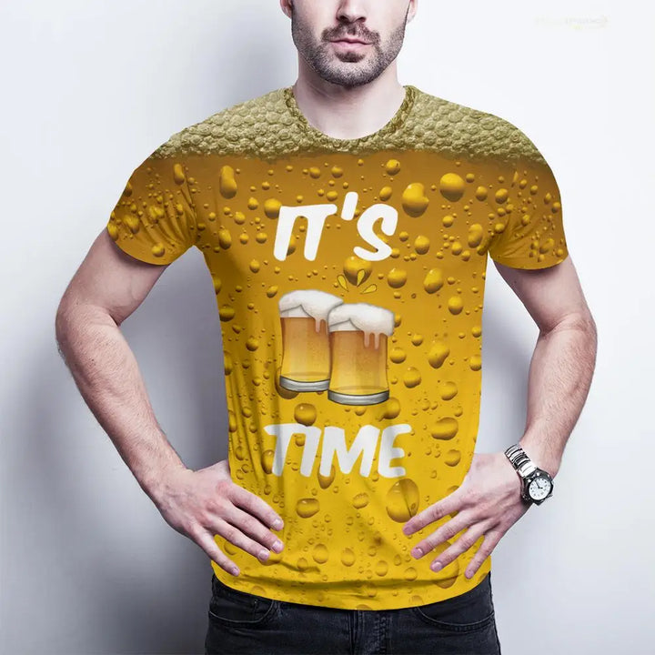 T-Shirt im Bier-Design – SchaumShirt Oktoberfest 2026