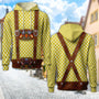 3D Trachten Hoodie mit Bierkrug-Print – ProstZeit Oktoberfest 2026