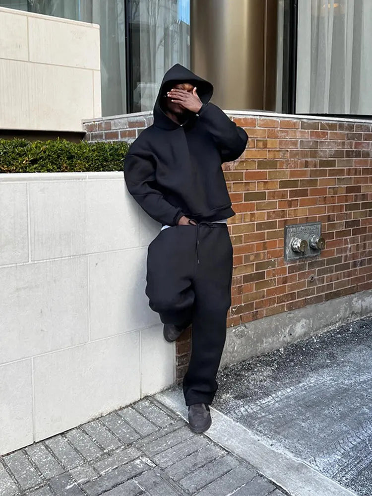 Oversized Herren-Trainingsanzug mit Hoodie & Jogginghose – Bastian