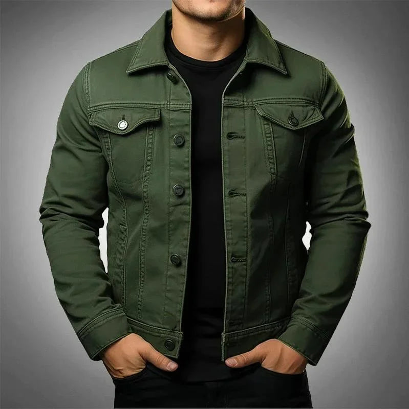 Robuste & Zeitlose Herren Jeansjacke aus 100 % Baumwolle – Noah