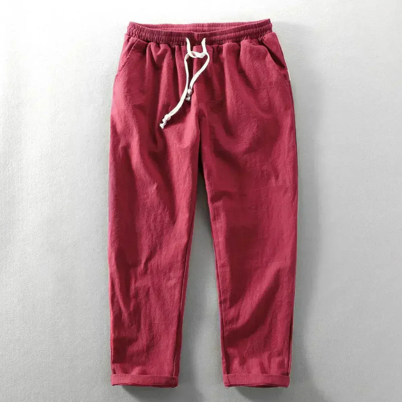 Ultraleichte Atmungsaktive Herren-Leinenhose – Fabio
