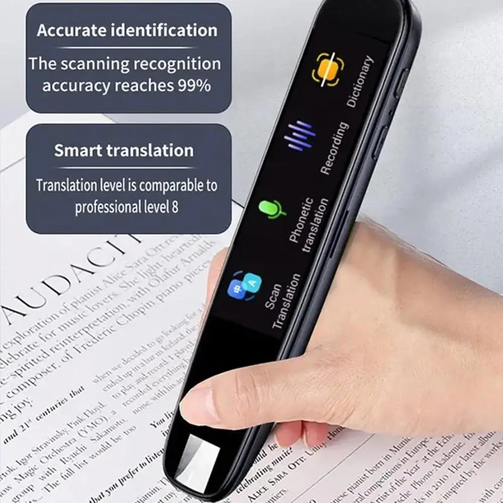 Intelligenter Übersetzungstift mit Offline-Scannen und Unterstützung für 123 Sprachen
