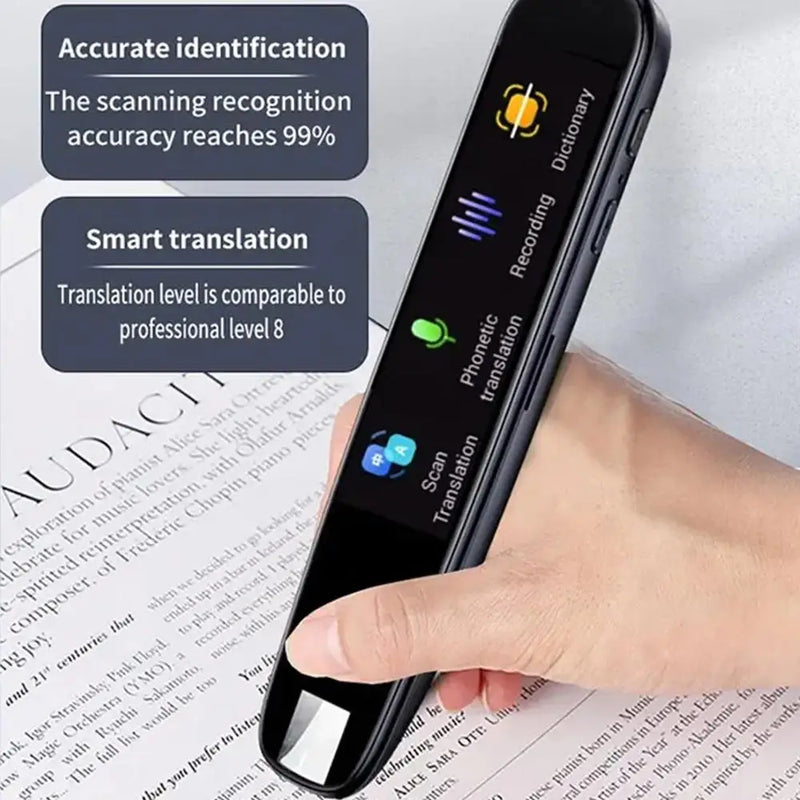 Intelligenter Übersetzungstift mit Offline-Scannen und Unterstützung für 123 Sprachen