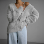 Damen Kaschmir-Strickjacke – Noelia Herbstzauber