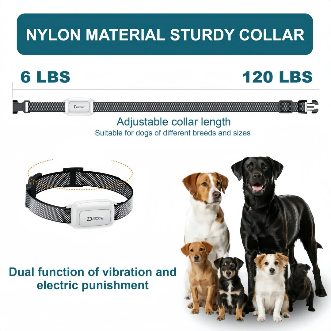 Wiederaufladbarer wasserdichter Hundetrainingshalsband mit Fernbedienung und Bellersteuerung – TrainMate