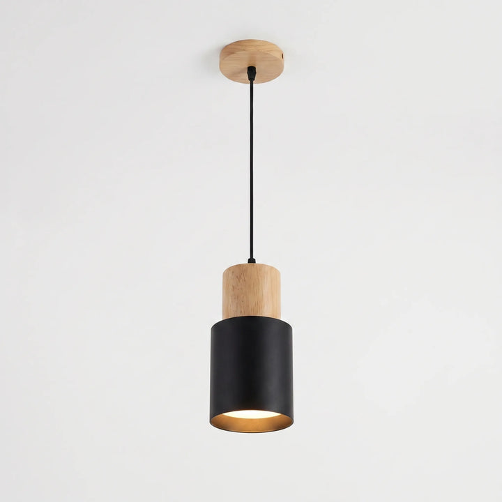 Scandinavian-Style Cylinder Pendant Lamp -  Nordevra