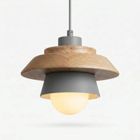 Scandinavian-Style Wooden Pendant Lamp -  Nordalux