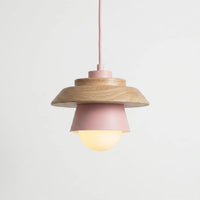 Scandinavian-Style Wooden Pendant Lamp -  Nordalux