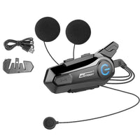 Bluetooth-Motorradhelm-Intercom-Headset mit 1000 m Reichweite & IPX6 wasserdicht – RoadComm