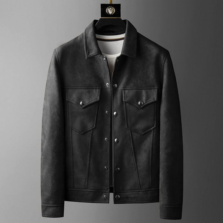Suède Look Herrenjacke – Rafael