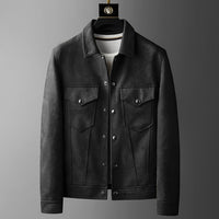 Suède Look Herrenjacke – Rafael