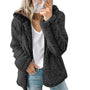 Damen Teddy-Fleece-Mantel – Liora