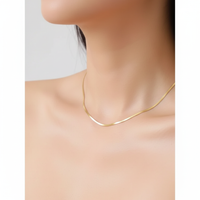 Schlangenkette Aus Silber - SnakeGold 