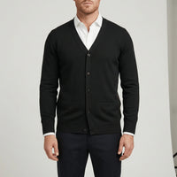 Schmal Geschnittene Strickjacke Mit Langen Ärmeln - Devin