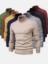 Schmal Geschnittener Rollkragenpullover Für Herren - Dario