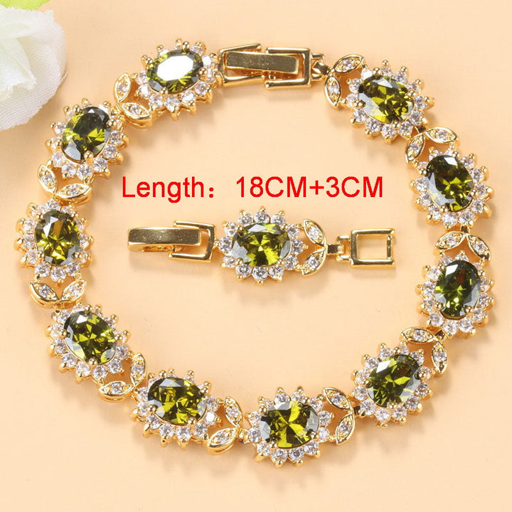Schmuckset Mit Zirkonia - GlamourEssence 