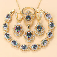 Schmuckset Mit Zirkonia - GlamourEssence 