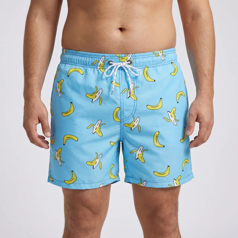Schnelltrocknende Badehose Herren Mit Print - Todd