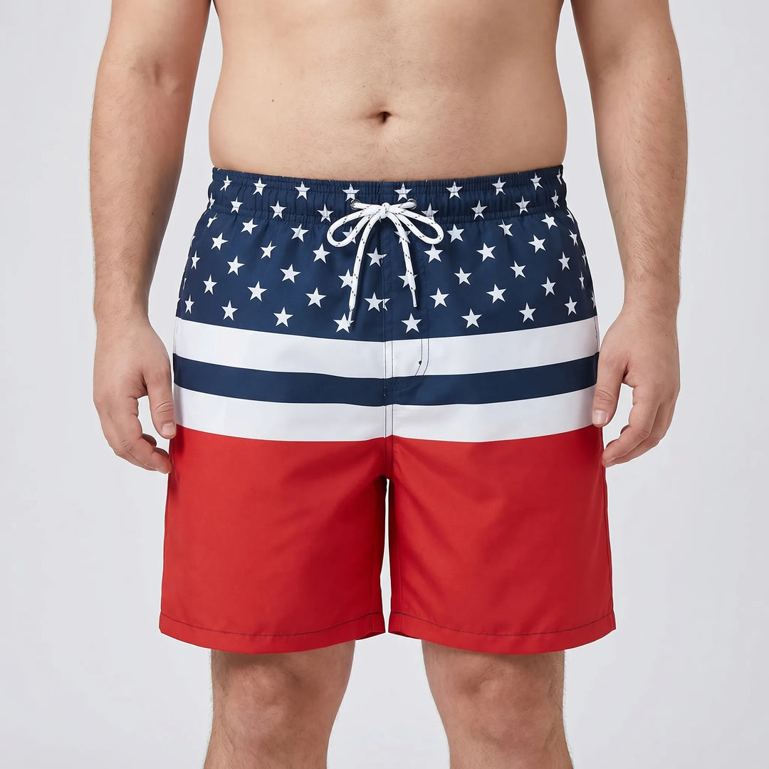 Schnelltrocknende Badehose Herren Mit Print - Todd