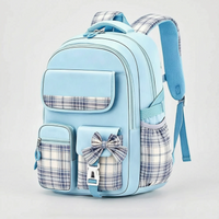 Schulrucksack Grundschule Mit Karomuster - Pledra