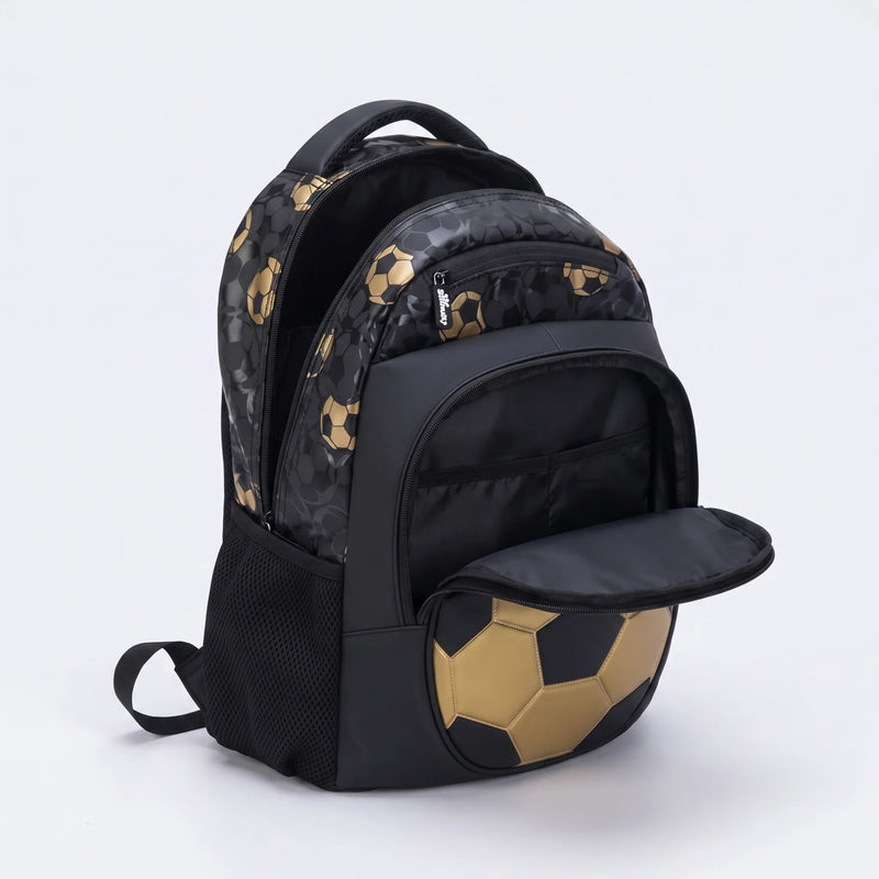 Schulrucksack Mit Fußball-Motiv - Kiddix