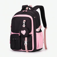Schulrucksack Mit Geometrischem Muster Und Vielen Fächern - Kinetox