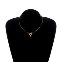 Schwarze Kristallhalskette - CrystalJewelry 