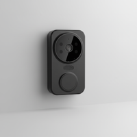 Schwarze WiFi Türklingel Mit Kamera - SecureLumo