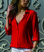 Trendige Damenbluse mit Knopfschluss – Lorena