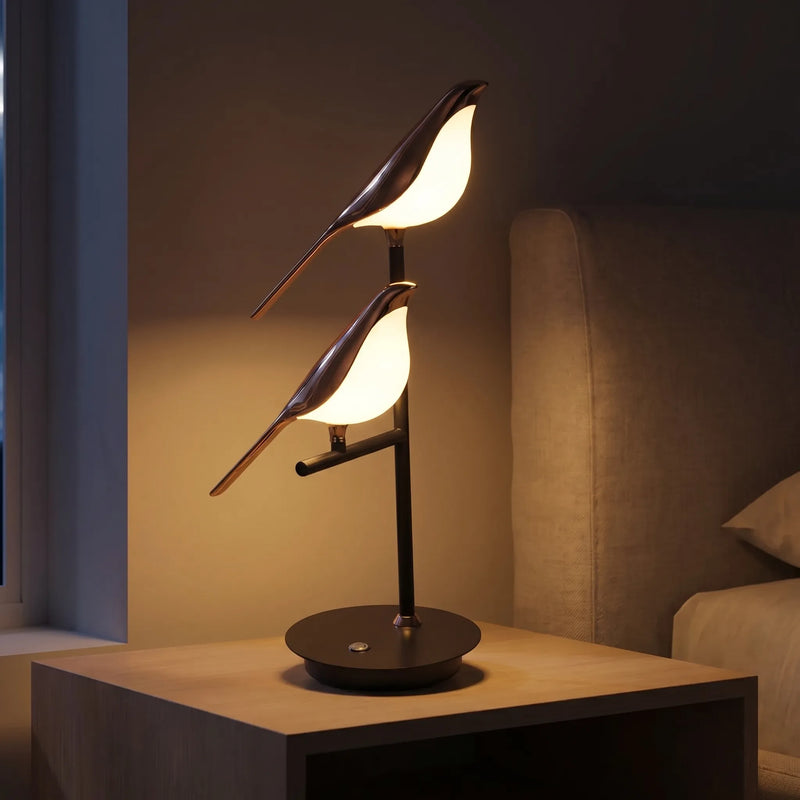 Sculptural Bird-Shaped LED Table Lamp -  Avivara