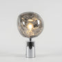 Sculptural Melted-Globe Table Lamp -  Lumellux