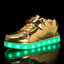 Kinder-LED-Sneaker mit Farbwechsel-Leuchteffekt beim Gehen