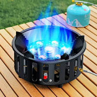 7-Kern tragbarer Camping-Gasherd mit elektronische Zündung – Kael