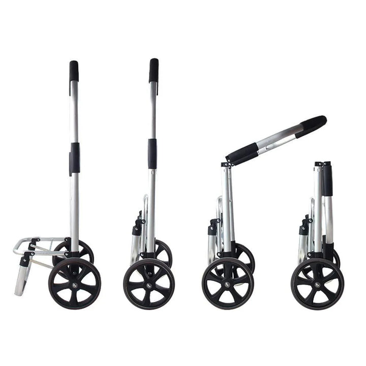 Klappbarer Aluminium-Einkaufswagen – CarryEase