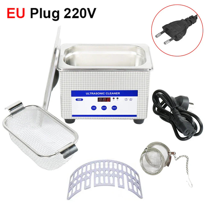 Ultraschall-Brillenreiniger 40kHz Edelstahl Schmuckreinigungsmaschine – ClearWave