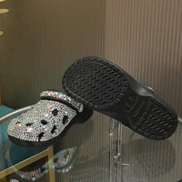 Kristallverzierte Sommer-Damenslipper aus EVA – Alviera