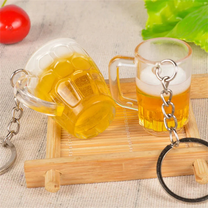Bierglas Schlüsselanhänger Set – ProstGlück Oktoberfest 2026 (4er-Set)