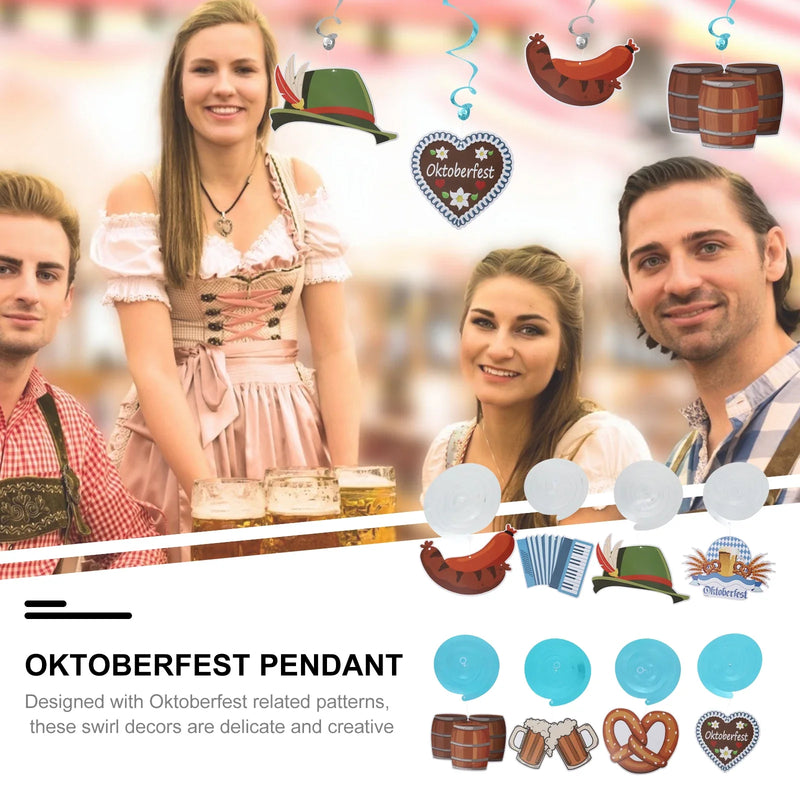 Hängedekorationen Set – FestWirbel Oktoberfest 2026 (1+1 Gratis)